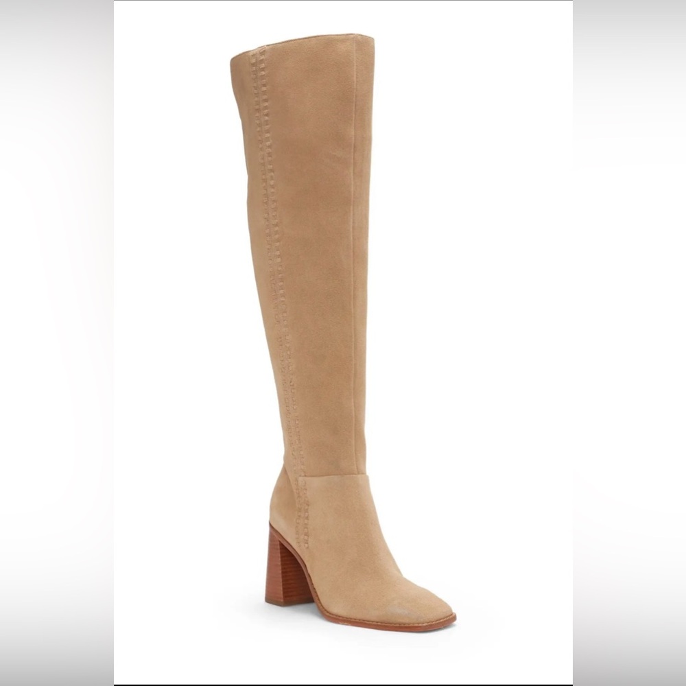 Vince Camuto Tan Over the Knee Boots Women’s 11